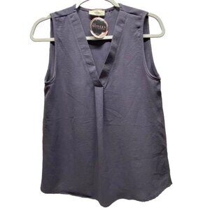 Entro Sleeveless V-Neck Women's Small Dusty Purple U.S.A. Modern Stitch Boutique